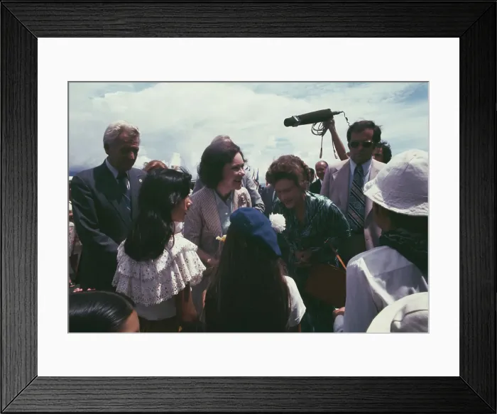 Framed Print : Rosalynn Carter And Marjorie Oduber Framed Print : Rosalynn Carter And Marjorie Oduber