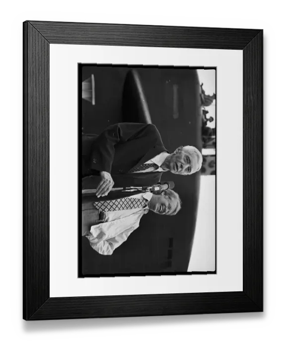 Framed Print : Jimmy Carter Laughs with Hyman Rickover Framed Print : Jimmy Carter Laughs with Hyman Rickover