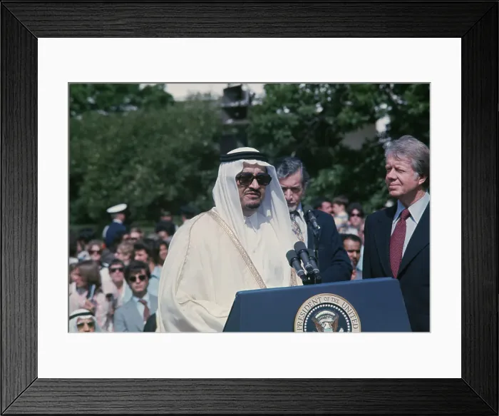 Framed Print : Crown Prince Fahd Of Saudi Arabia Framed Print : Crown Prince Fahd Of Saudi Arabia