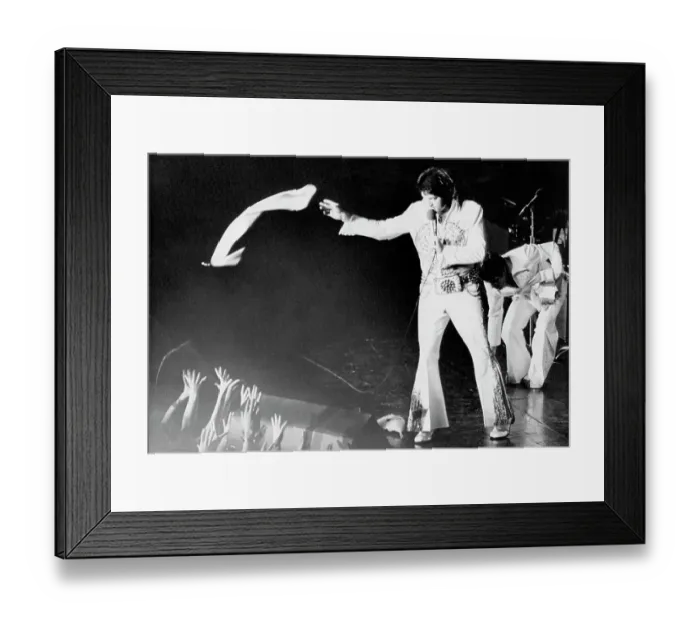 Framed Print : Elvis Presley in Concert Framed Print : Elvis Presley in Concert