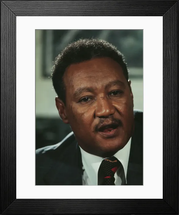 Framed Print : Sudanese President Jaafar Nimeiry Framed Print : Sudanese President Jaafar Nimeiry