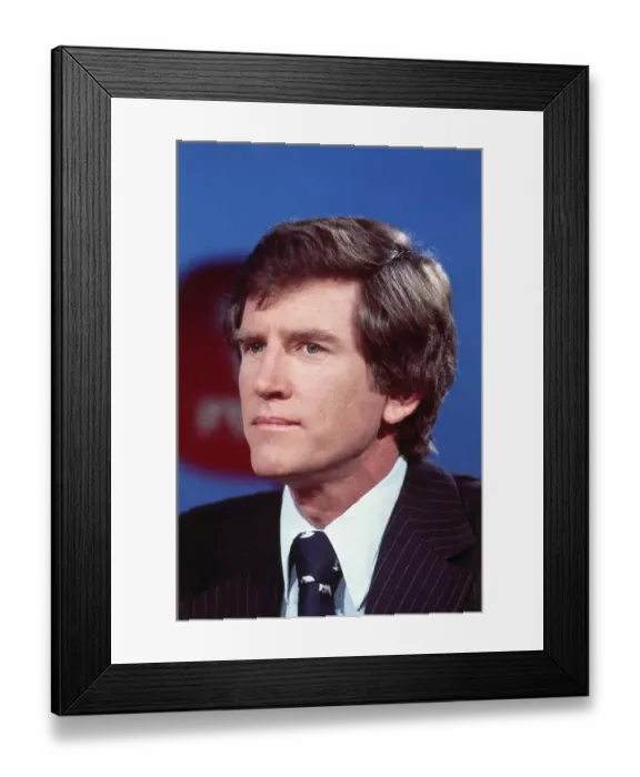 Framed Print : Portrait of Gary Hart Framed Print : Portrait of Gary Hart