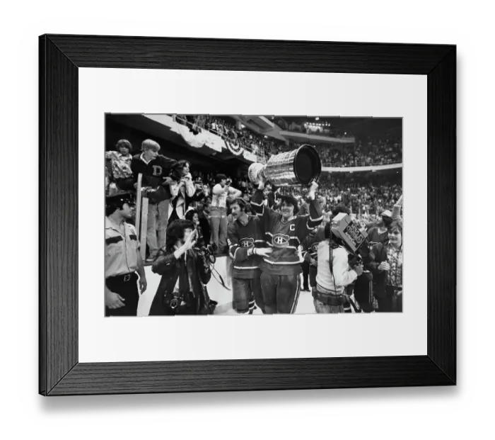 Framed Print : Montreal Canadiens Celebrating Stanley Cup Victory, 1977 Framed Print : Montreal Canadiens Celebrating Stanley Cup Victory, 1977