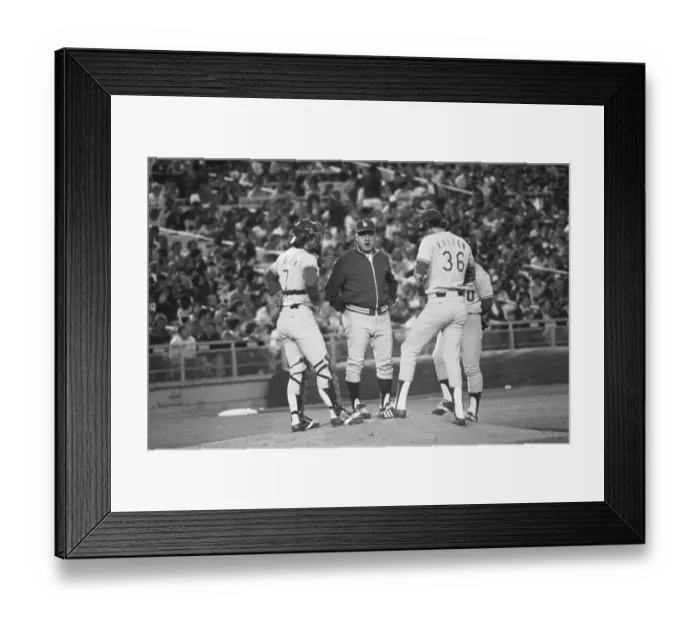 Framed Print : Los Angles Dodgers v. New York Mets Action Framed Print : Los Angles Dodgers v. New York Mets Action