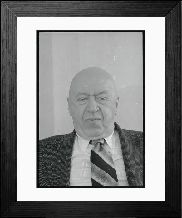 Framed Print : Portrait of Otto Preminger Framed Print : Portrait of Otto Preminger