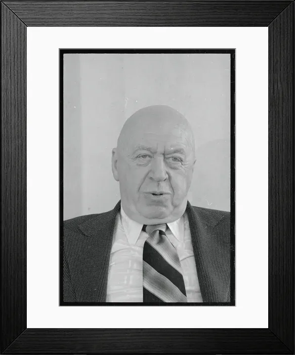 Framed Print : Portrait of Otto Preminger Framed Print : Portrait of Otto Preminger