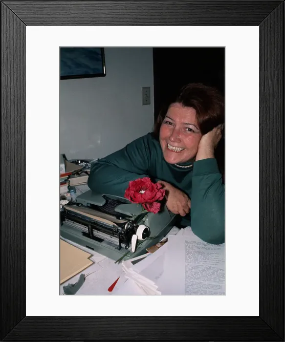 Framed Print : Portrait of Colleen McCullough Framed Print : Portrait of Colleen McCullough