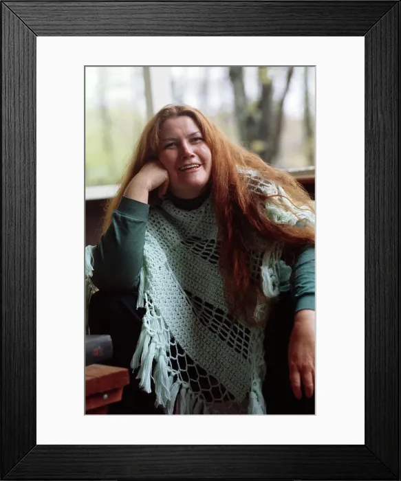Framed Print : Portrait of Colleen McCullough Framed Print : Portrait of Colleen McCullough