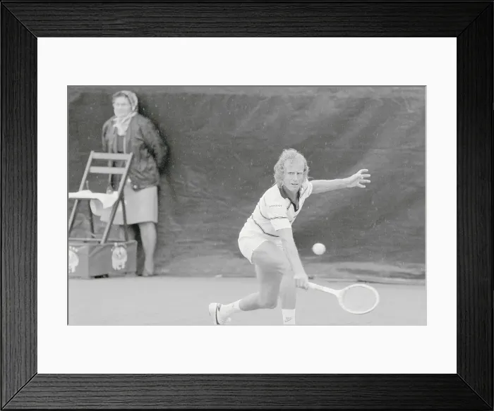 Framed Print : Vitas Gerulaitis In Action