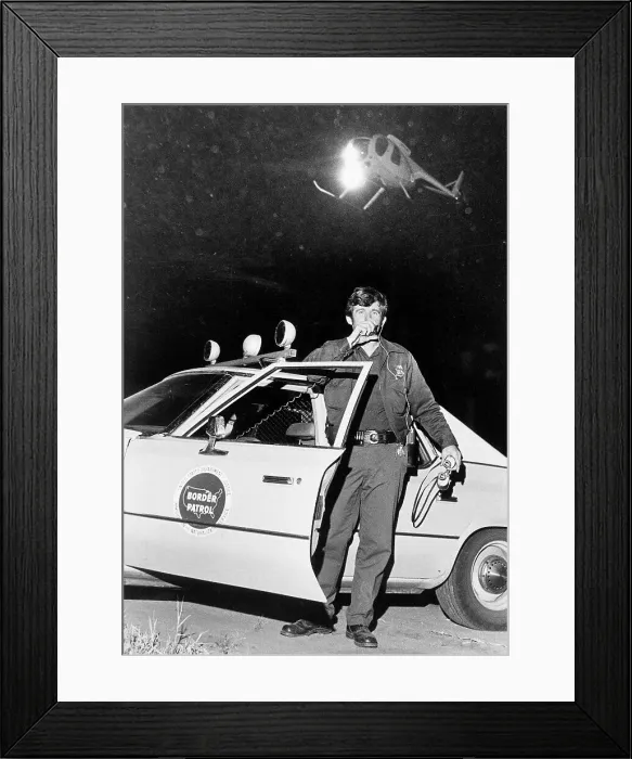Framed Print : Mexico Border Patrol Agent Framed Print : Mexico Border Patrol Agent