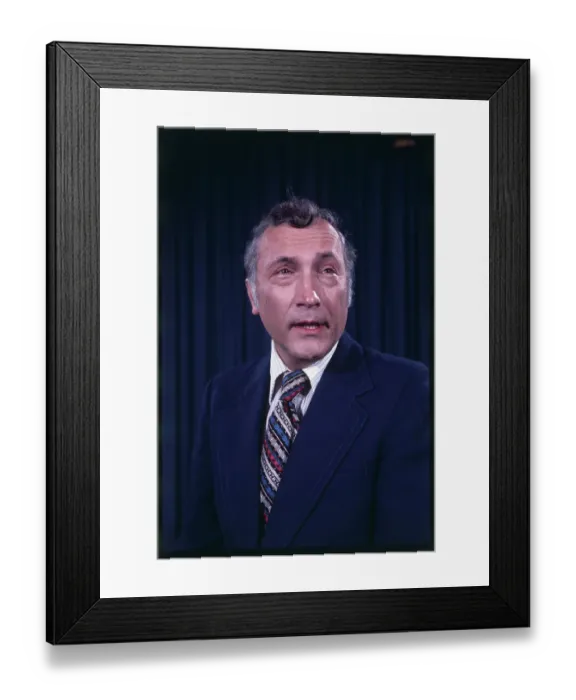 Framed Print : Portrait of Richard Schweiker Framed Print : Portrait of Richard Schweiker