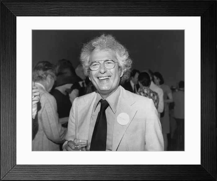 Framed Print : Portrait of Author Joseph Heller Smiling Framed Print : Portrait of Author Joseph Heller Smiling