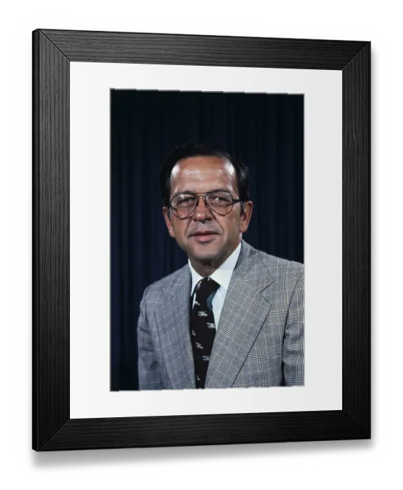 Framed Print : Portrait of Ted Stevens Framed Print : Portrait of Ted Stevens