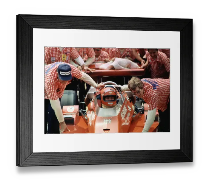 Framed Print : AJ Foyt at the Indianapolis 500 Framed Print : AJ Foyt at the Indianapolis 500