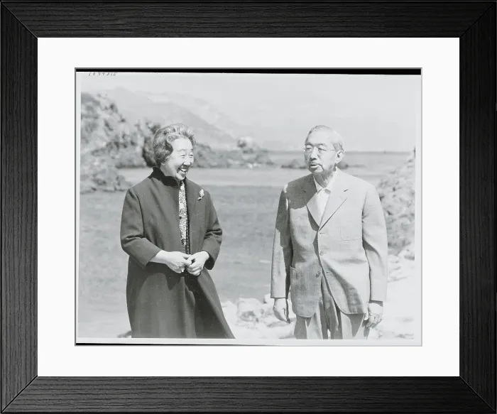 Framed Print : Emperor Hirohito and Empress Nagako Framed Print : Emperor Hirohito and Empress Nagako