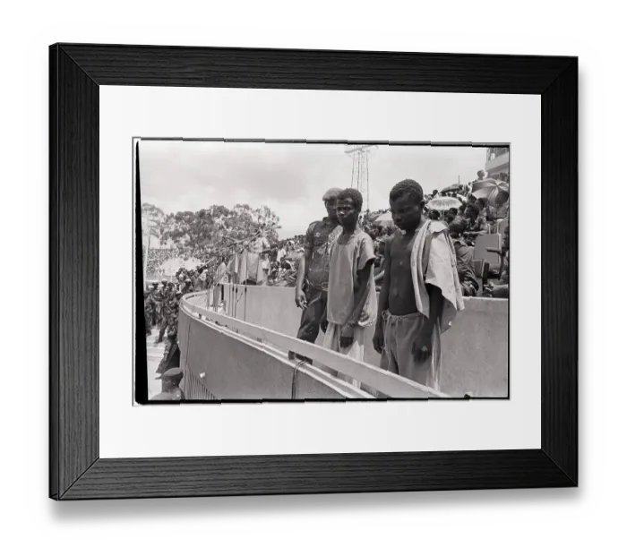 Framed Print : Prisoners On Display @Sese Seko Rally Framed Print : Prisoners On Display @Sese Seko Rally