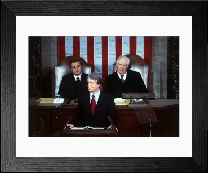 Framed Print : Jimmy Carter Addressing Congress Framed Print : Jimmy Carter Addressing Congress
