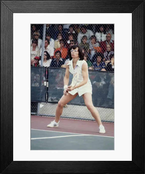 Framed Print : Billie Jean King Framed Print : Billie Jean King