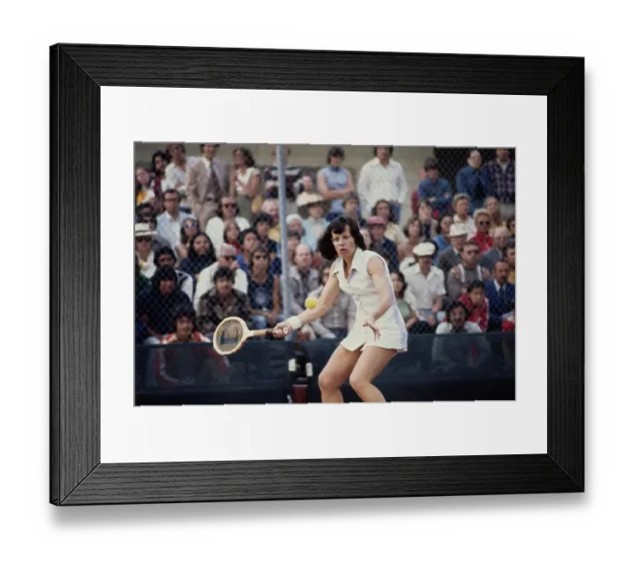 Framed Print : Billie Jean King Framed Print : Billie Jean King