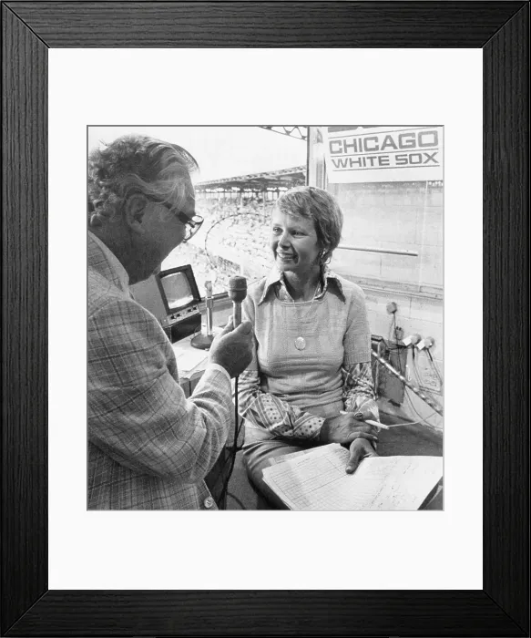 Framed Print : Harry Caray and Mary Shane Framed Print : Harry Caray and Mary Shane