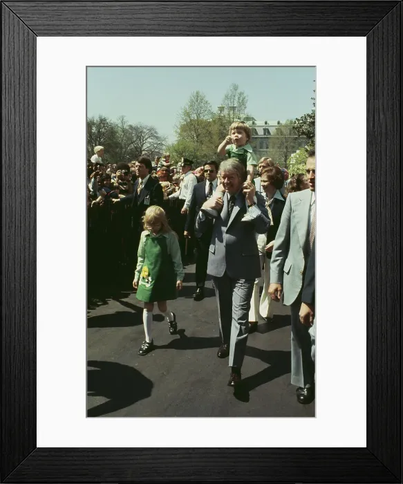 Framed Print : Carters Host Easter Egg Roll Framed Print : Carters Host Easter Egg Roll