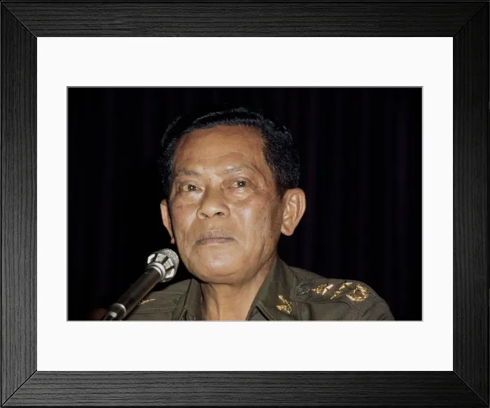 Framed Print : General Kriangsak Chamanan Framed Print : General Kriangsak Chamanan