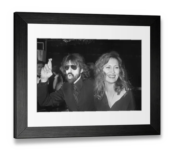 Framed Print : Faye Dunaway and Husband at Academy Awards Framed Print : Faye Dunaway and Husband at Academy Awards