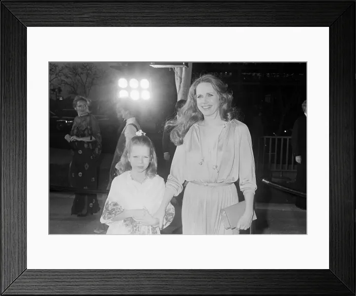 Framed Print : Luv Ullmann & Daughter Arrive @ Oscars Framed Print : Luv Ullmann & Daughter Arrive @ Oscars