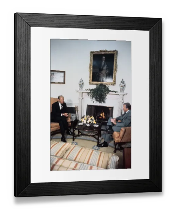 Framed Print : Gerald Ford and Jimmy Carter Framed Print : Gerald Ford and Jimmy Carter