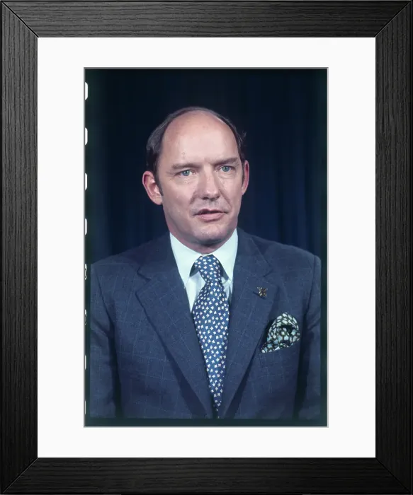 Framed Print : Portrait of Malcolm Wallop