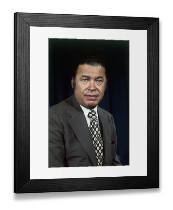 Framed Print : Portrait of Edward Brooke Framed Print : Portrait of Edward Brooke