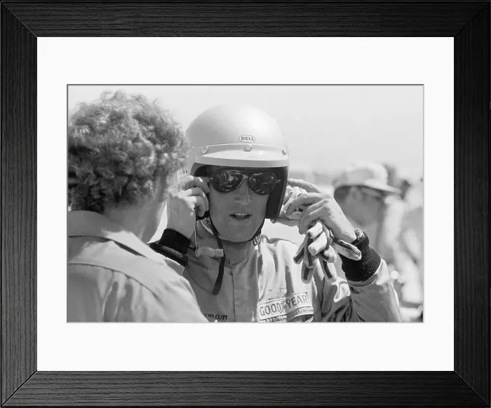 Framed Print : Actor Paul Newman After Qualifying for Sebring Road Race Framed Print : Actor Paul Newman After Qualifying for Sebring Road Race