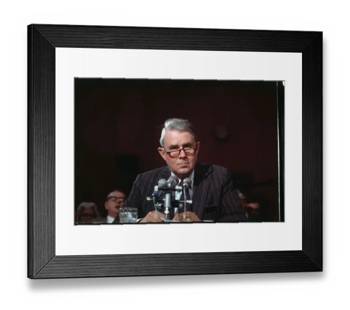 Framed Print : Cyrus Vance Testifying Before Senate Committee Framed Print : Cyrus Vance Testifying Before Senate Committee