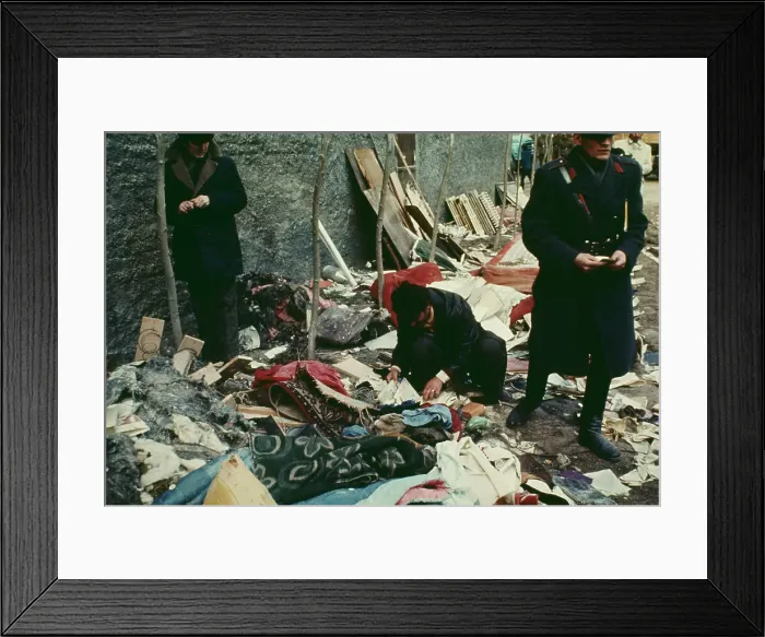 Framed Print : Aftermath Of Earthquake Framed Print : Aftermath Of Earthquake