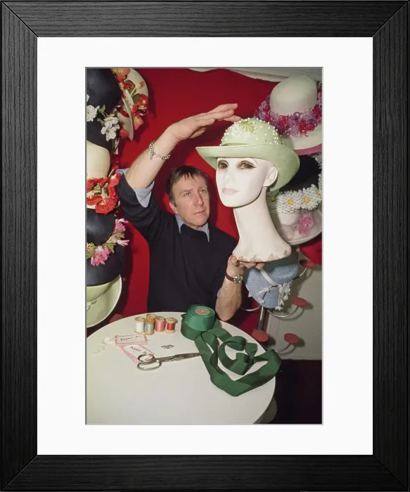 Framed Print : Milliner Tom Hann Framed Print : Milliner Tom Hann