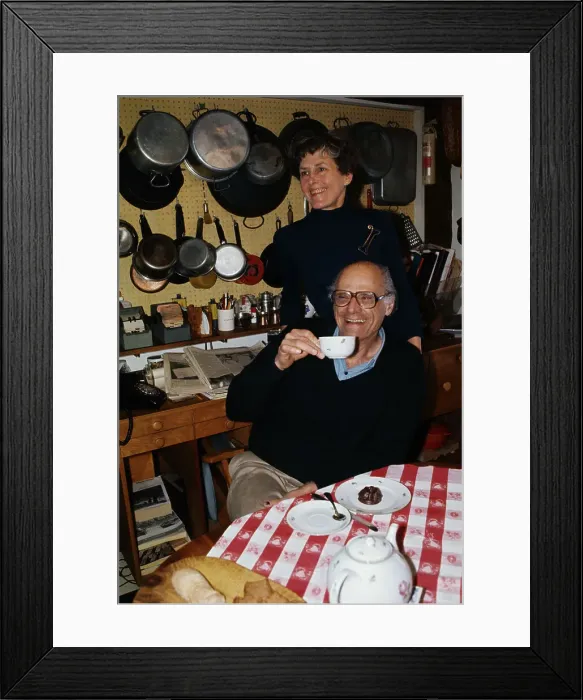 Framed Print : Arthur Miller and Wife Framed Print : Arthur Miller and Wife
