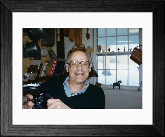Framed Print : Arthur Miller Smiling Framed Print : Arthur Miller Smiling