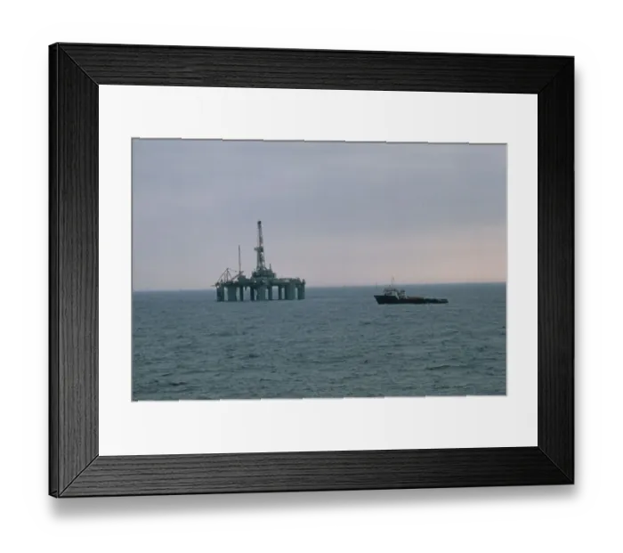 Framed Print : Oil Drilling Rig Framed Print : Oil Drilling Rig