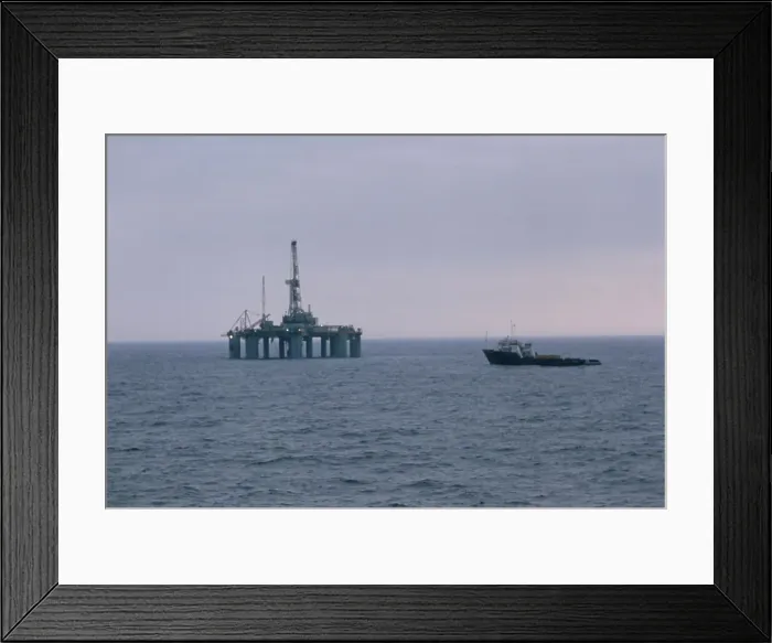 Framed Print : Oil Drilling Rig Framed Print : Oil Drilling Rig