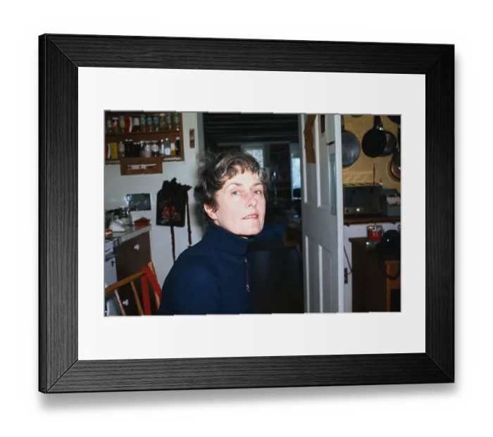 Framed Print : Portrait of Inge Morath Framed Print : Portrait of Inge Morath