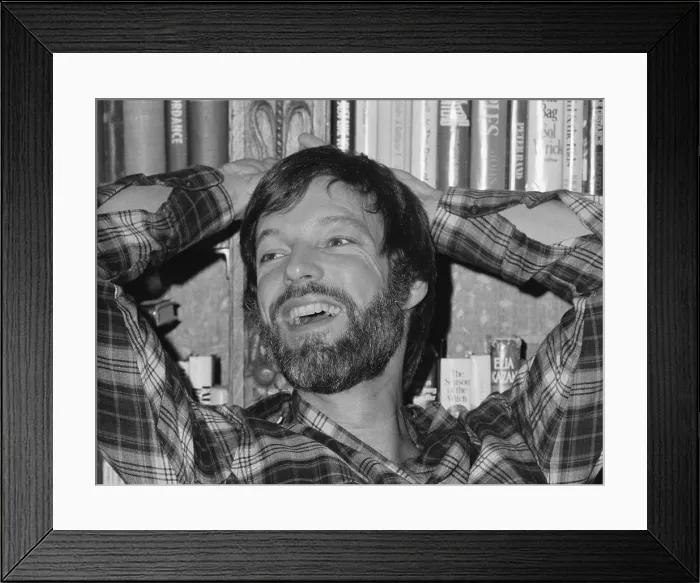 Framed Print : Richard Chamberlain Relaxes At Home Framed Print : Richard Chamberlain Relaxes At Home