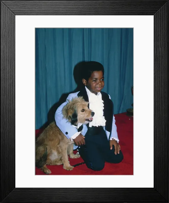 Framed Print : Boy And Dog Framed Print : Boy And Dog