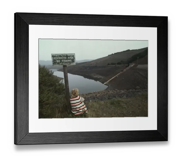 Framed Print : California Reservoir During Drought Framed Print : California Reservoir During Drought