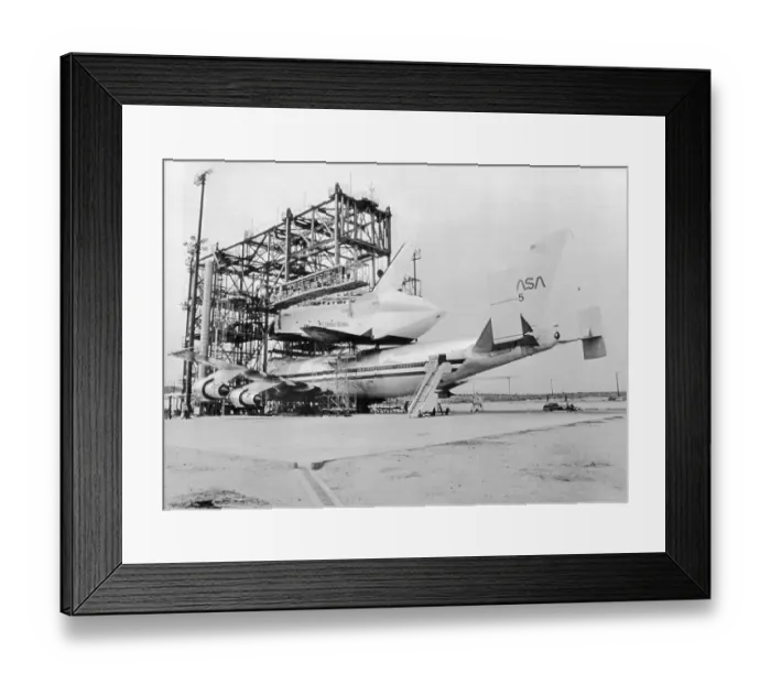 Framed Print : Orbiter Space Craft During Flight Test Framed Print : Orbiter Space Craft During Flight Test