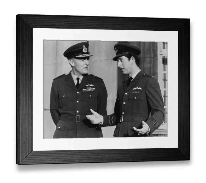 Framed Print : Prince Charles At RAF College Cranwell Framed Print : Prince Charles At RAF College Cranwell