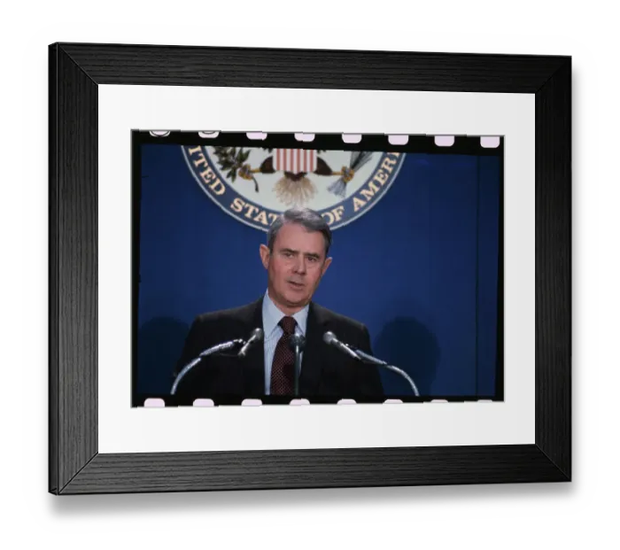 Framed Print : Cyrus Vance at Press Conference Framed Print : Cyrus Vance at Press Conference