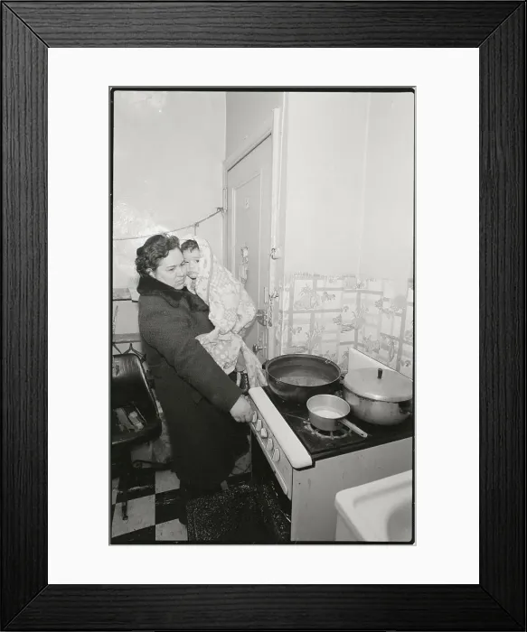 Framed Print : Margarita Lugo And Her Son Miguel Framed Print : Margarita Lugo And Her Son Miguel