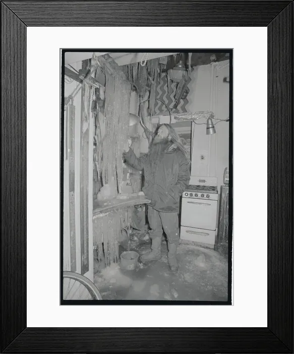Framed Print : Freezing Apartment Framed Print : Freezing Apartment