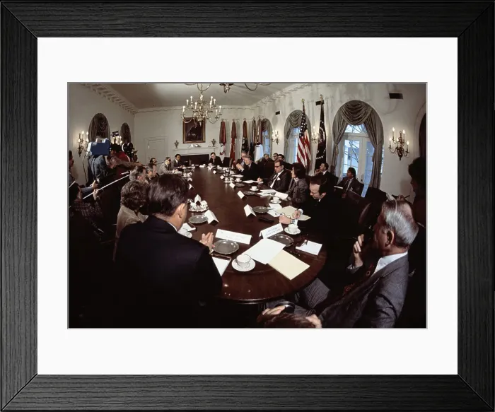 Framed Print : President Jimmy Carter in Cabinet Room Framed Print : President Jimmy Carter in Cabinet Room