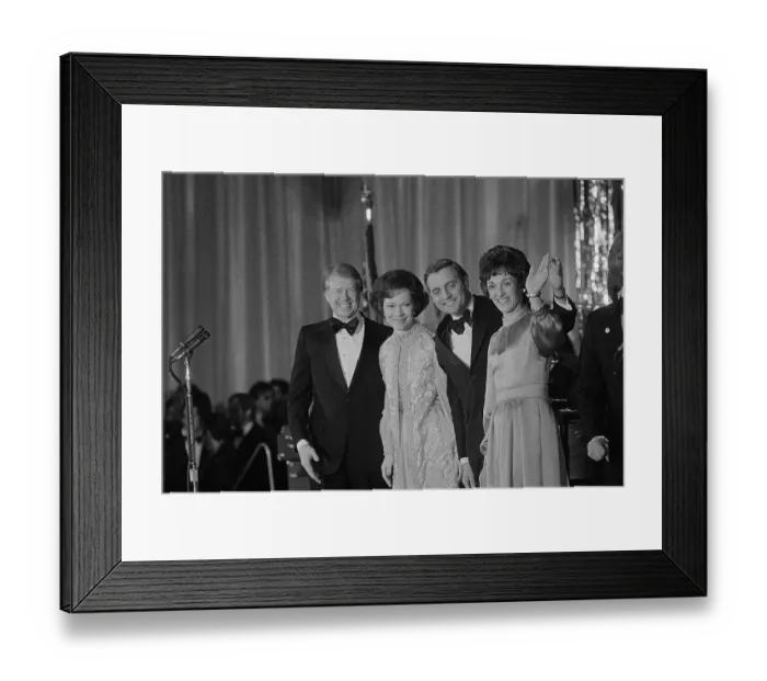 Framed Print : President Enjoying Party Framed Print : President Enjoying Party